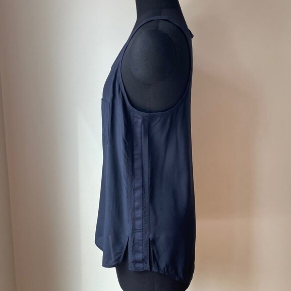 Club Monaco Silk Navy Tank - Picture 2 of 14